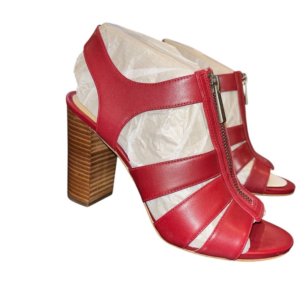 NWT Michael Kors heeled sandals sexy red - Picture 7 of 15